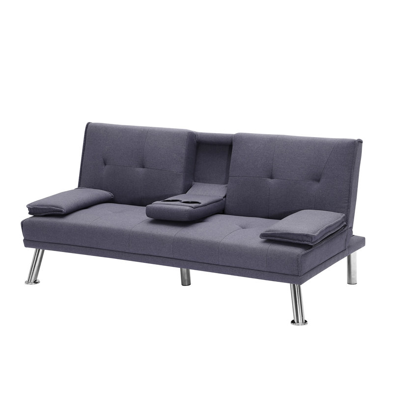 Latitude Run Audreyana Twin Or Smaller 65 7 Split Back Convertible Sofa Wayfair