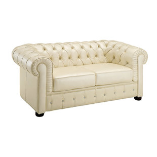 Go to store & view more images Rosdorf Park Keomi Leather Loveseat