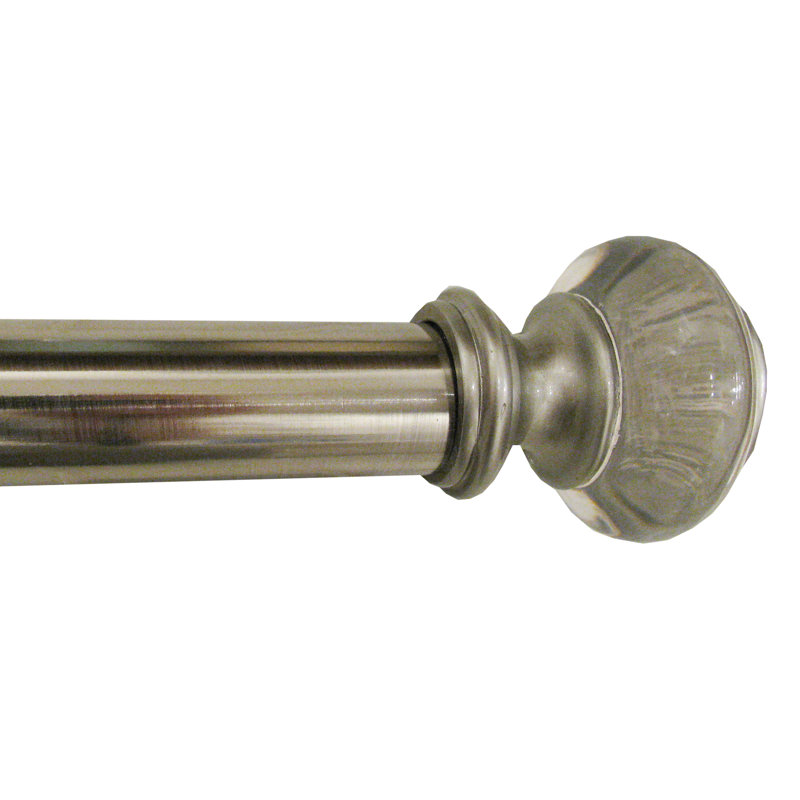 Charlton Home® Reeves Finial 72" Adjustable Straight ...