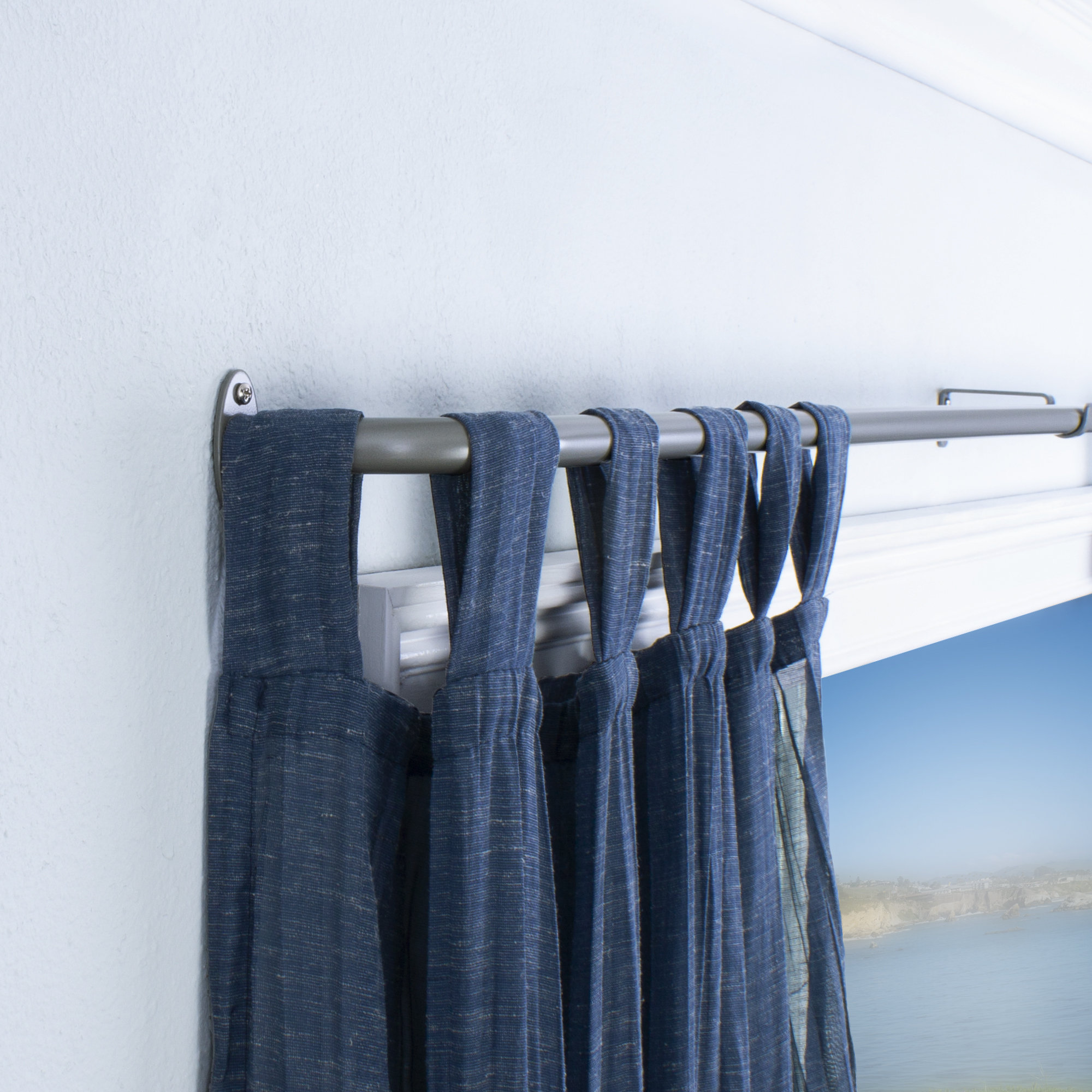 Symple Stuff Wrap Around Drapery Single Curtain Rod Reviews