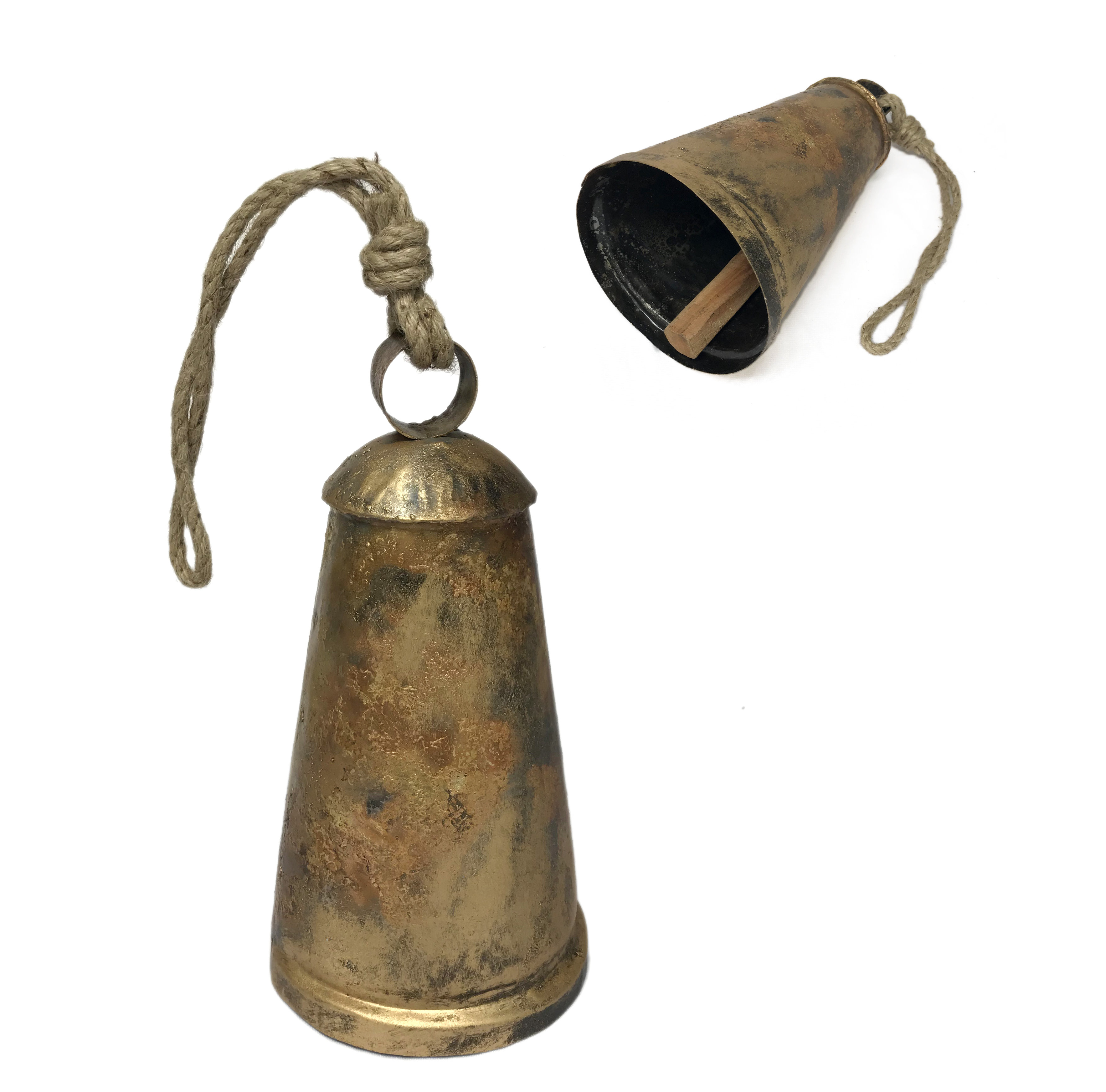 Gracie Oaks Metal Hanging Bell Wall Décor Wayfair