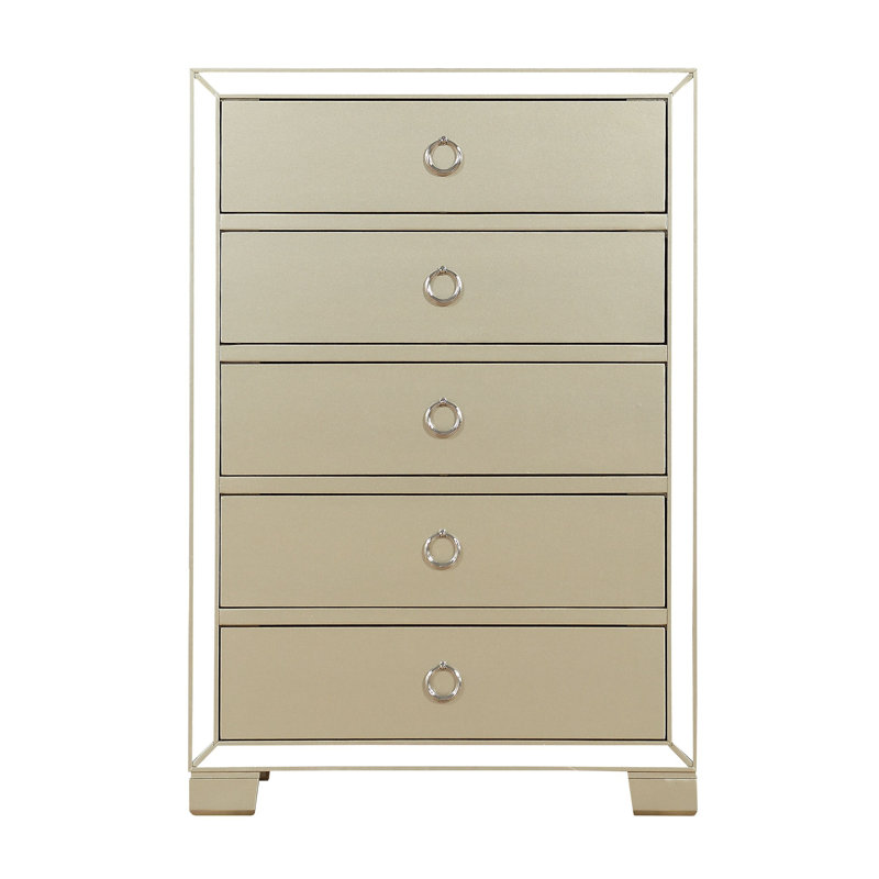 House Of Hampton Yokota 5 Drawer Chest Wayfair
