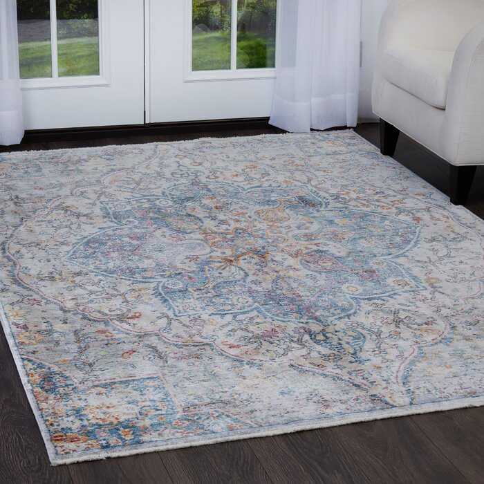 Nicole Miller Tapis Bleu Gris Zone Artisan Et Commentaires