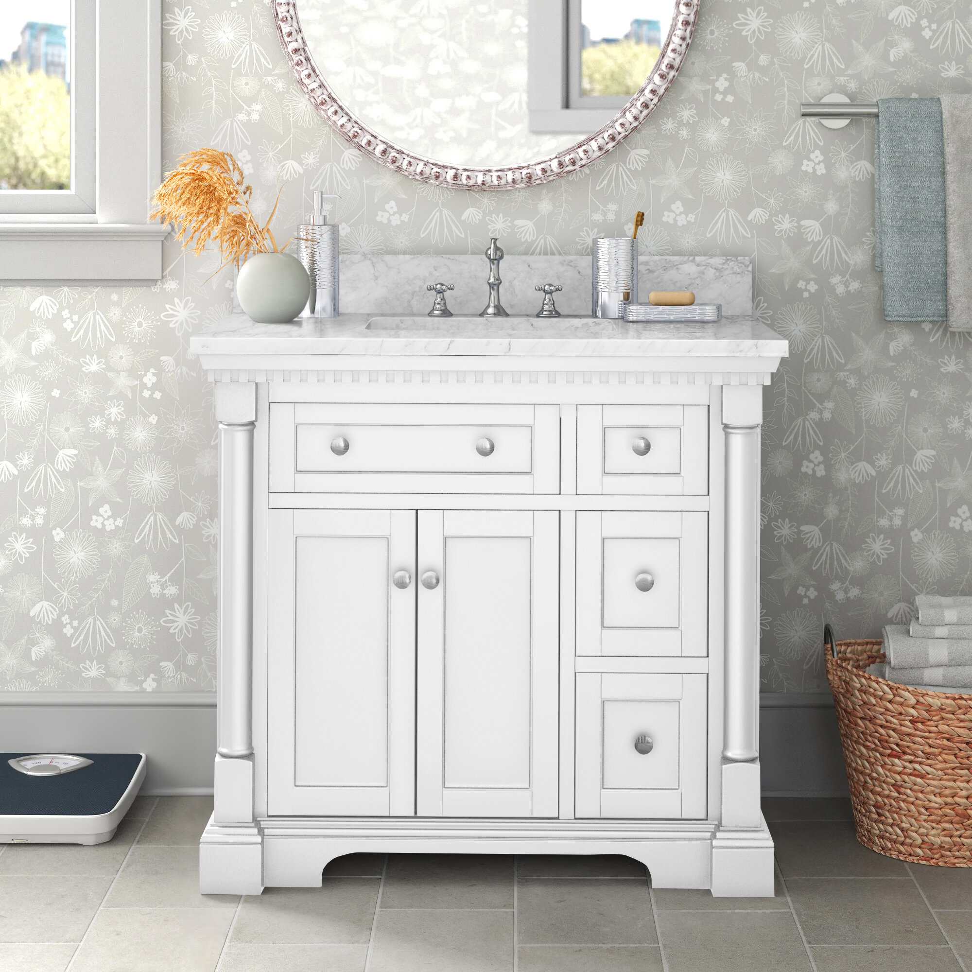 Three Posts Myron 36 Single Bathroom Vanity Set Reviews Wayfair