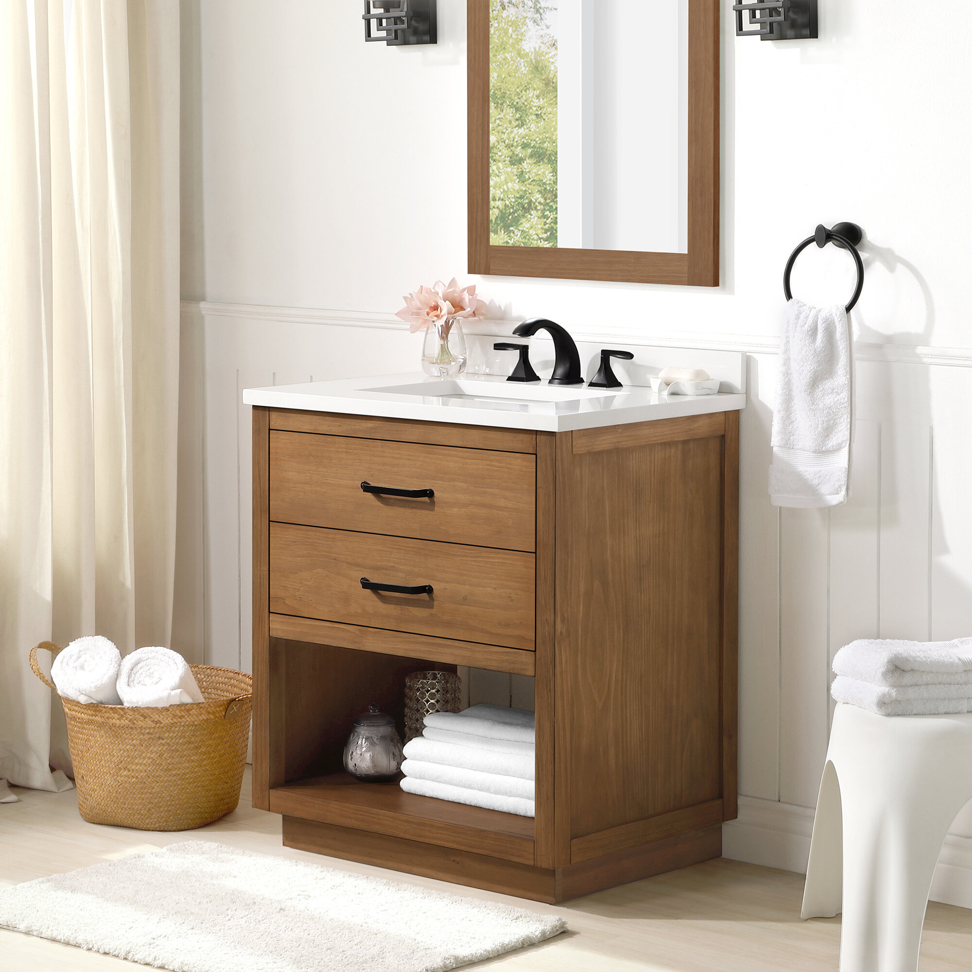 Ove Decors Carran 30 Single Bathroom Vanity Set Wayfair