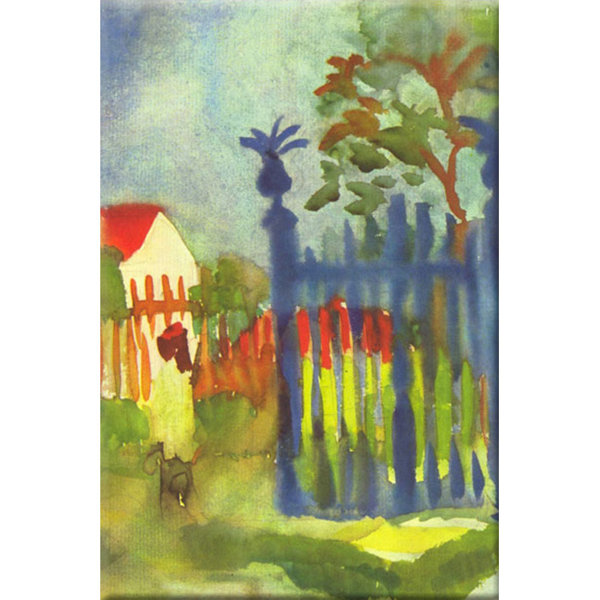 Buyenlarge Garden Gate By August Macke Print Of Painting On