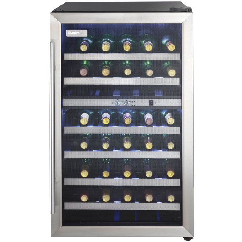 Danby 38 Bottle Dual Zone Freestanding Wine Refrigerator Reviews Wayfair
