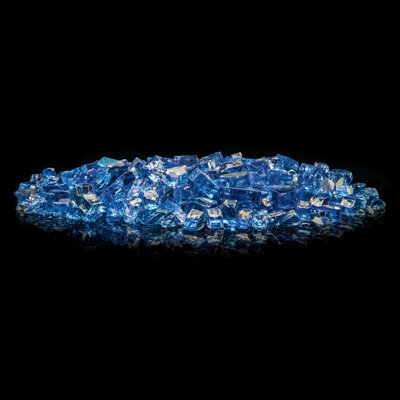 Lava Fire Pit Glass Bond Color Indigo Dream
