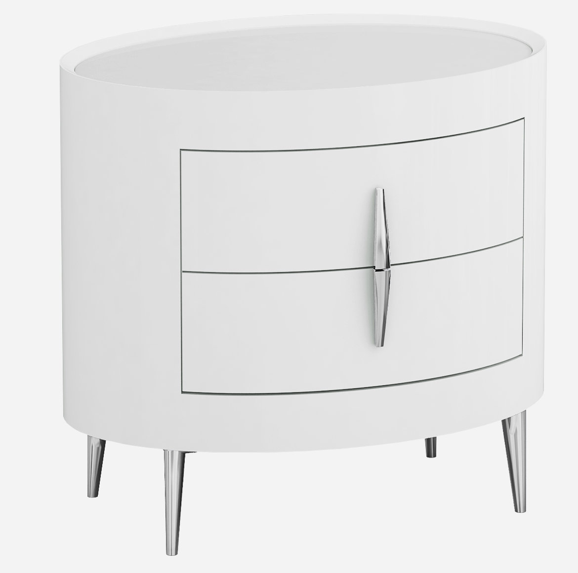 Orren Ellis Oram Modern 2 Drawer Nightstand Wayfair