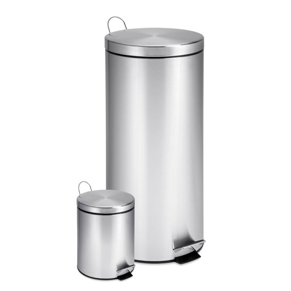 Modern Contemporary Large Wicker Trash Cans Allmodern