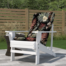 Waterproof Chair Cushion Flower Printed On Tie Patio Cover Removable Pad Seat* 