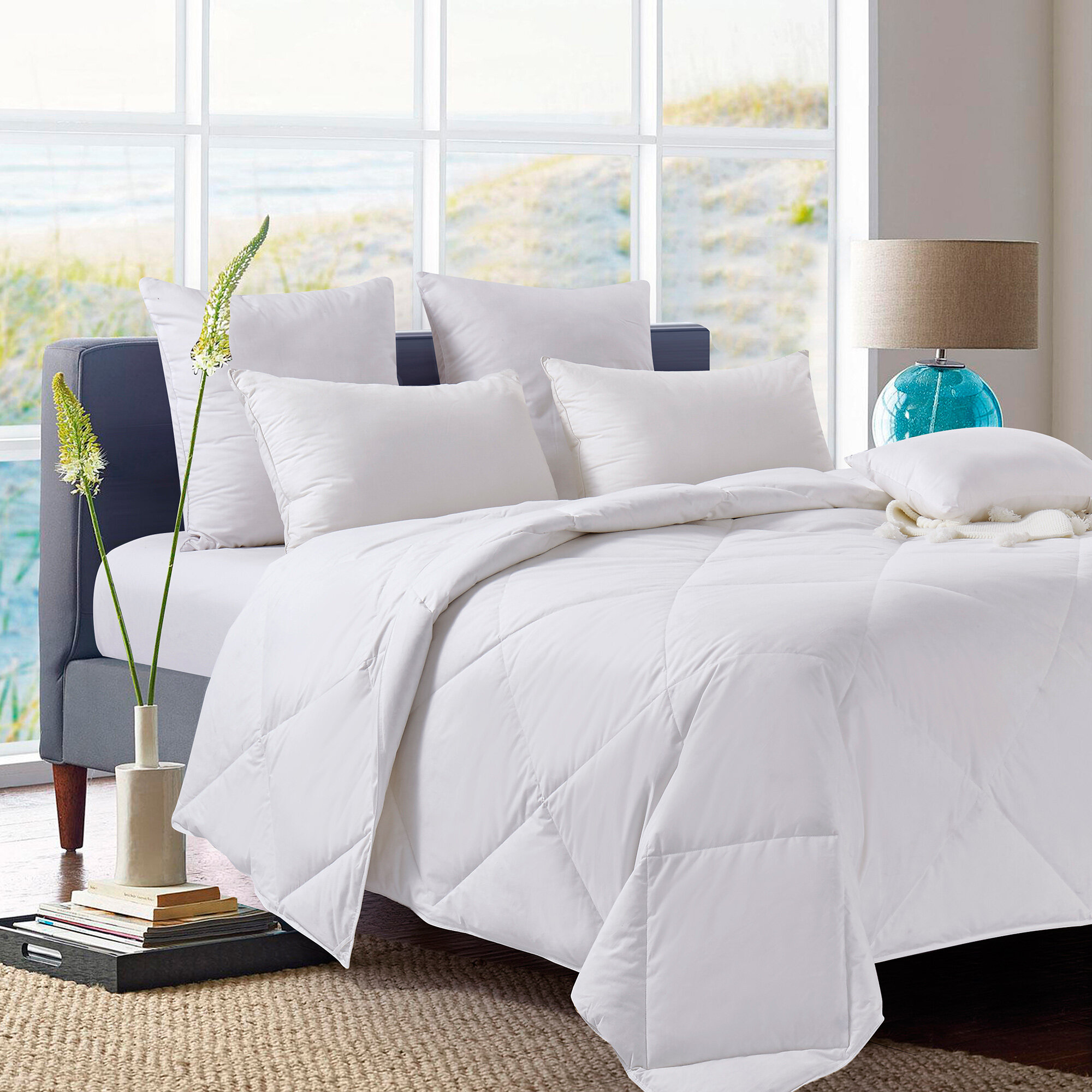 feather down comforters