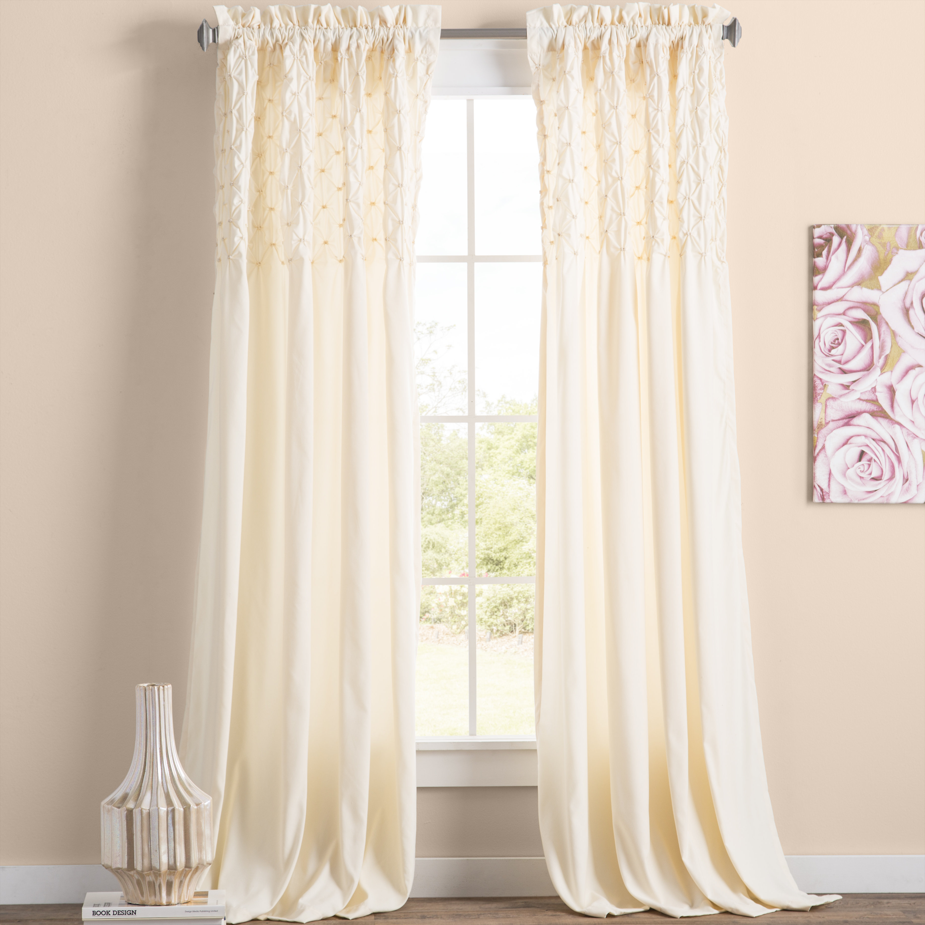 Willa Arlo Interiors Elzira Solid Color Semi Sheer Rod Pocket