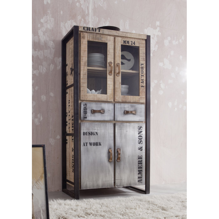 Vitrine FACTORY - Massivmoebel24 Vitrine FACTORY - Massivmoebel24