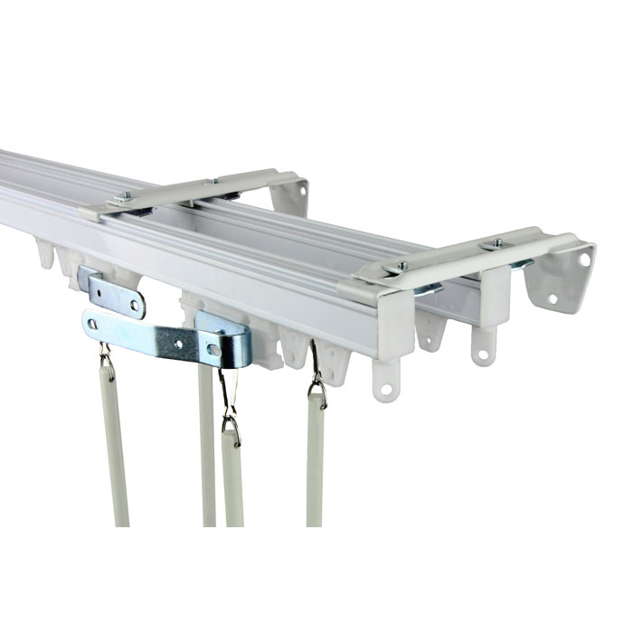Symple Stuff Benbow Commercial Double Curtain Track Kit Reviews