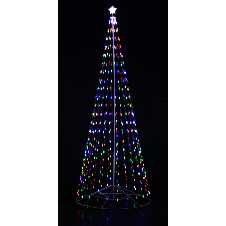 The Holiday Aisle Cone Lighted Trees Branches Reviews Wayfair