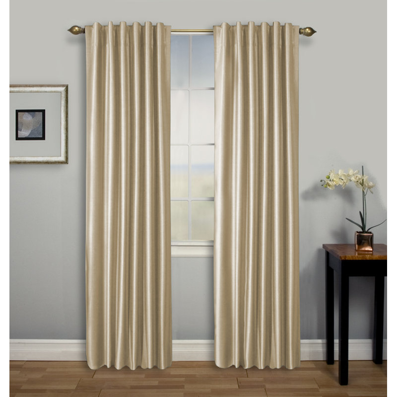 Darby Home Co Budde Solid Room Darkening Thermal Back Tab Curtains