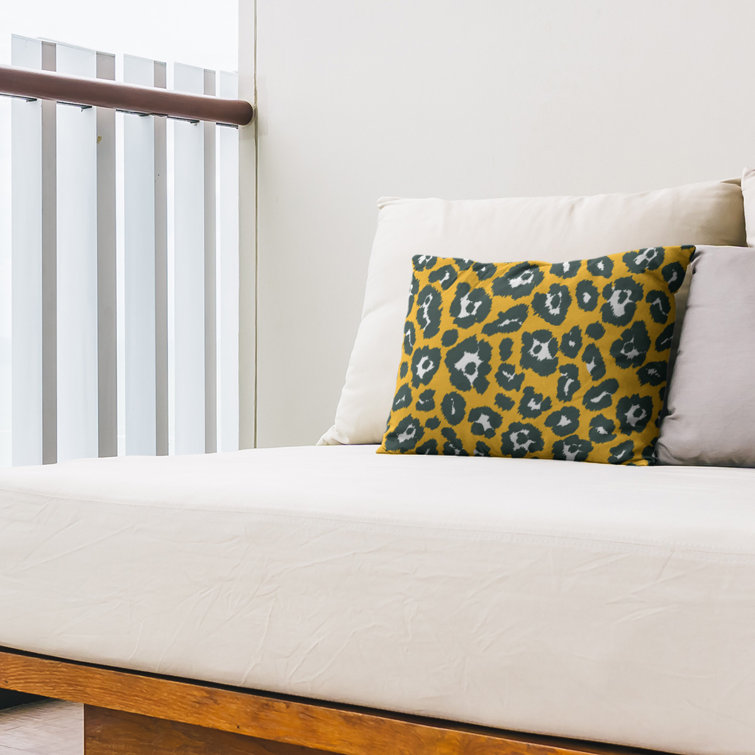 outdoor leopard pillow