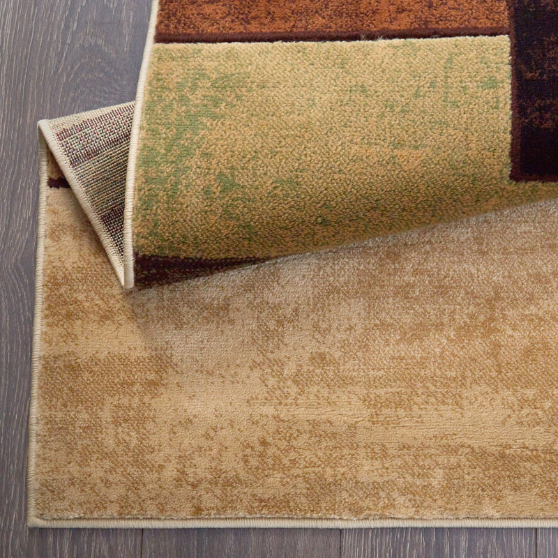 Zipcode Design Nolan Brown/Green Area Rug & Reviews Wayfair