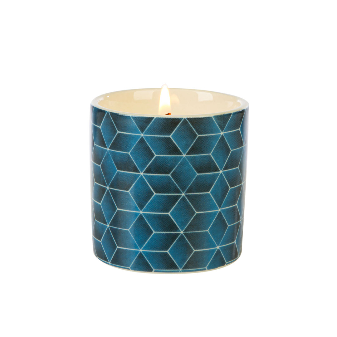 Fired Earth Assam & White Cedar Scented Jar Candle