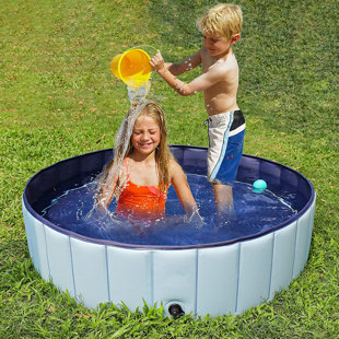 Outdoor swimming pool Ground Inflatable folding Bath Tub for kids and adults 