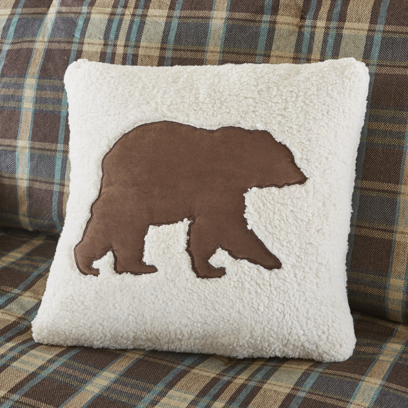 Woolrich Hadley Berber Leather Suede Throw Pillow Reviews Wayfair