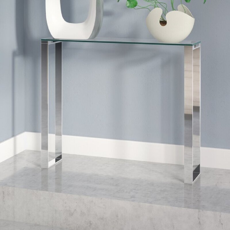 low narrow console table