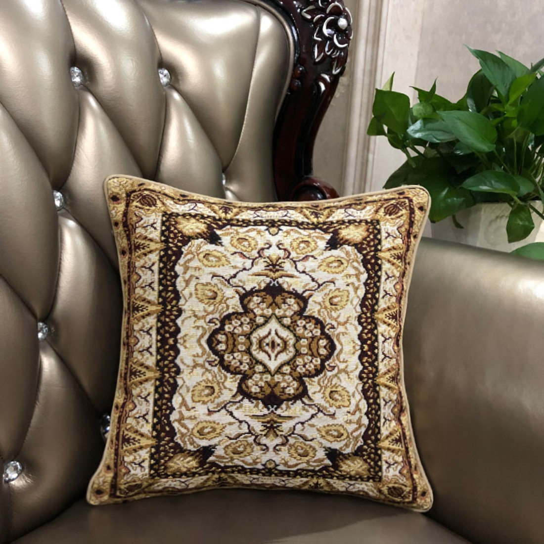 damask pillow covers