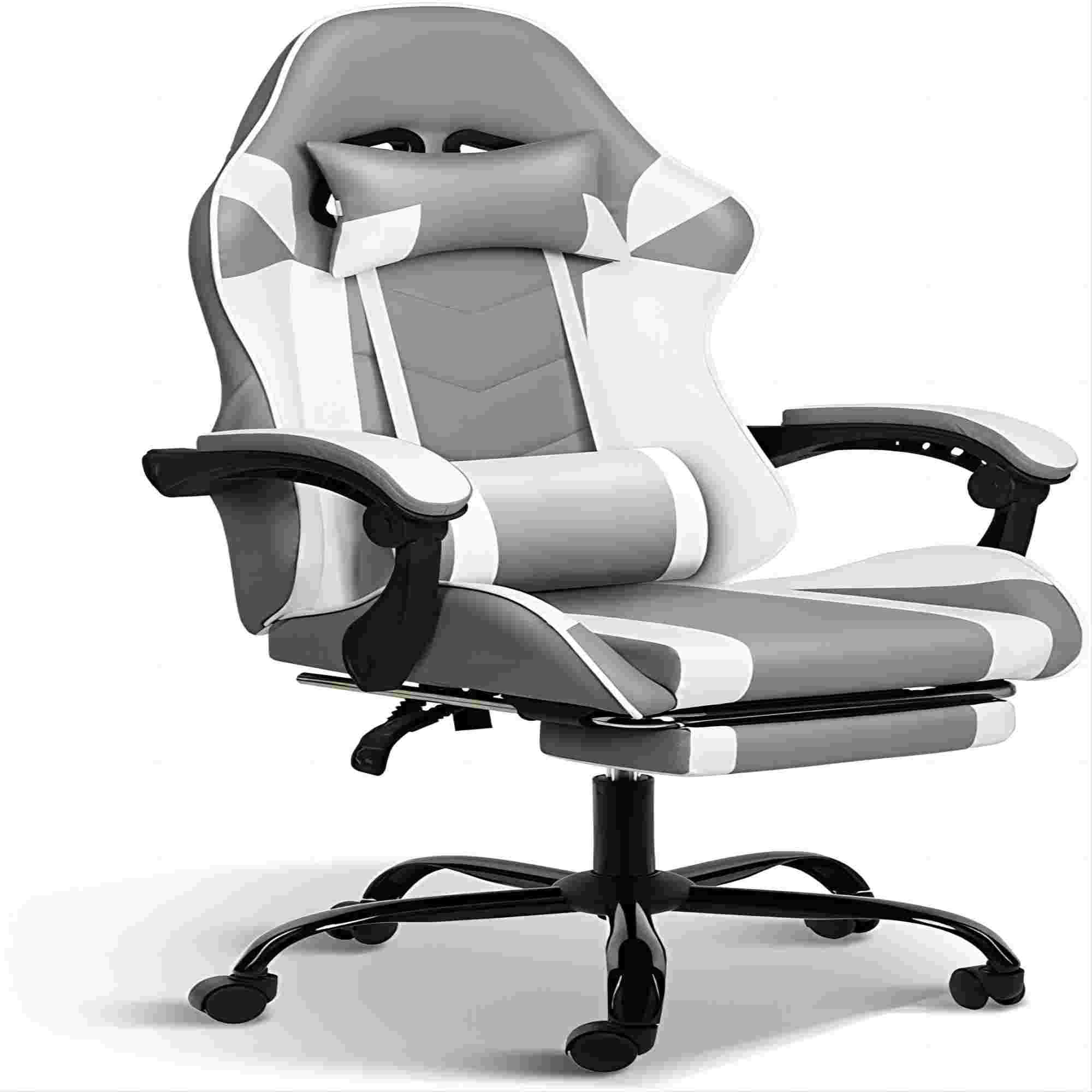 Inbox Zero Adjustable Reclining Ergonomic Faux Leather Swiveling PC