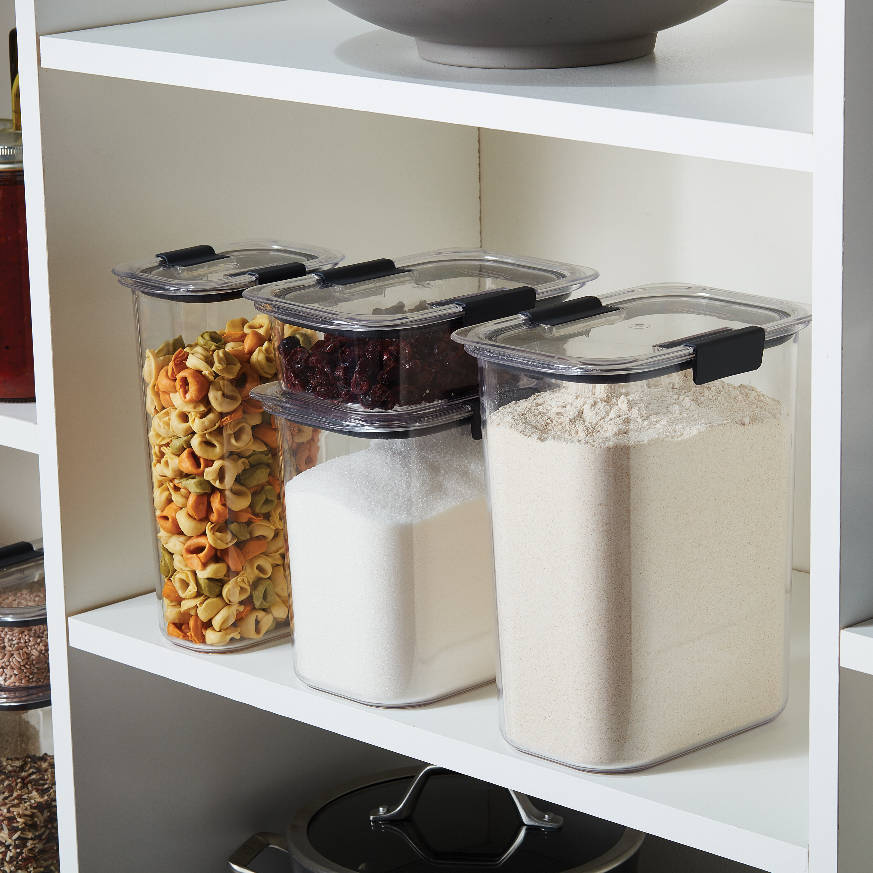 rubbermaid brilliance pantry containers