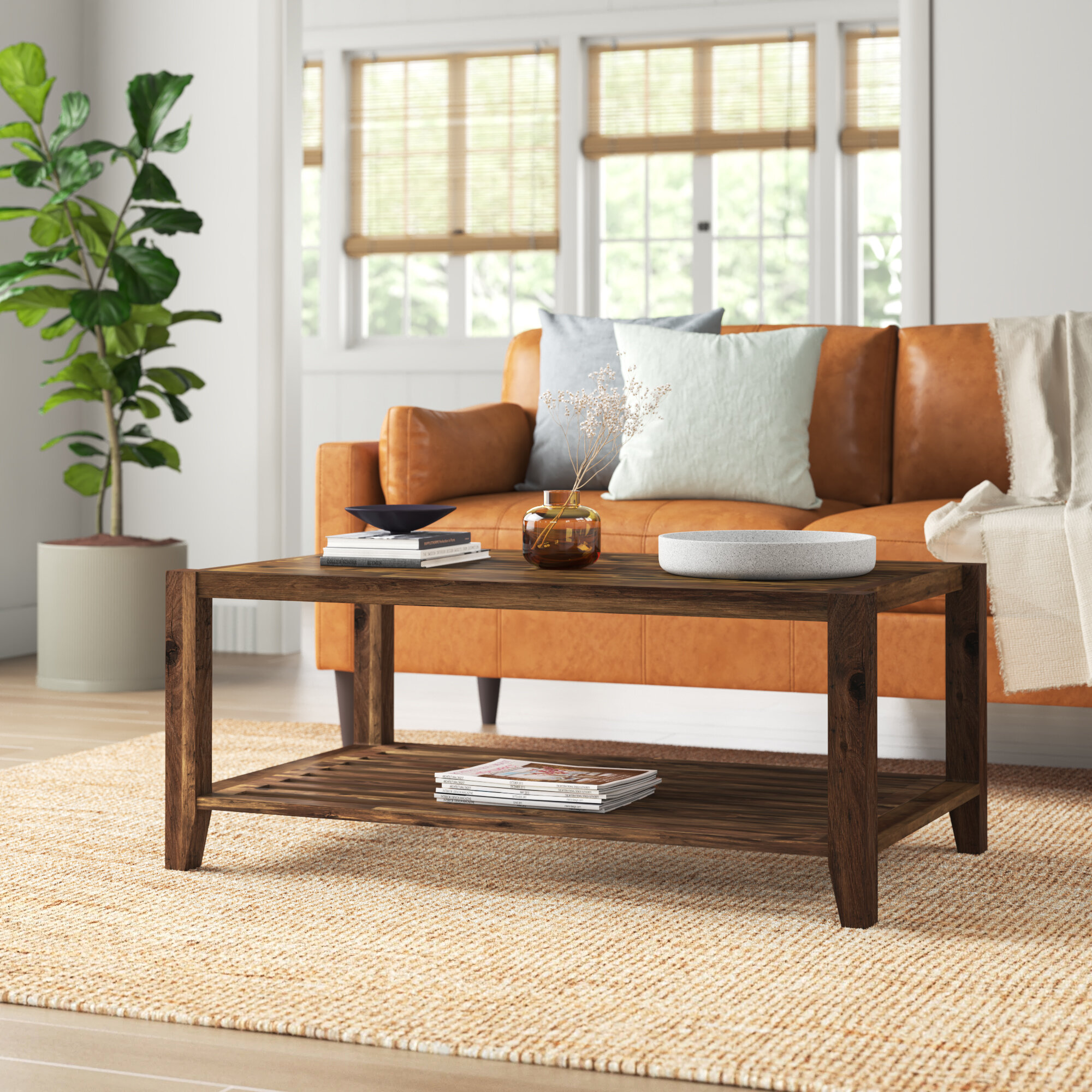 wayfair crate coffee table