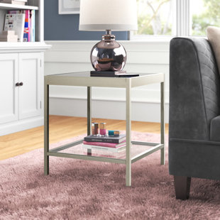 pier one glass side table