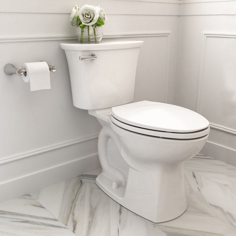 American Standard Edgemere Dual Flush Elongated Two Piece Toilet Seat Not Included Wayfair Ca