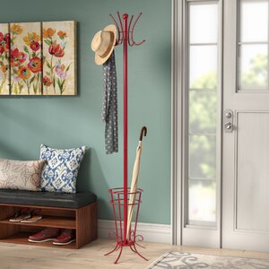 Coat Rack with Umbrella Holder