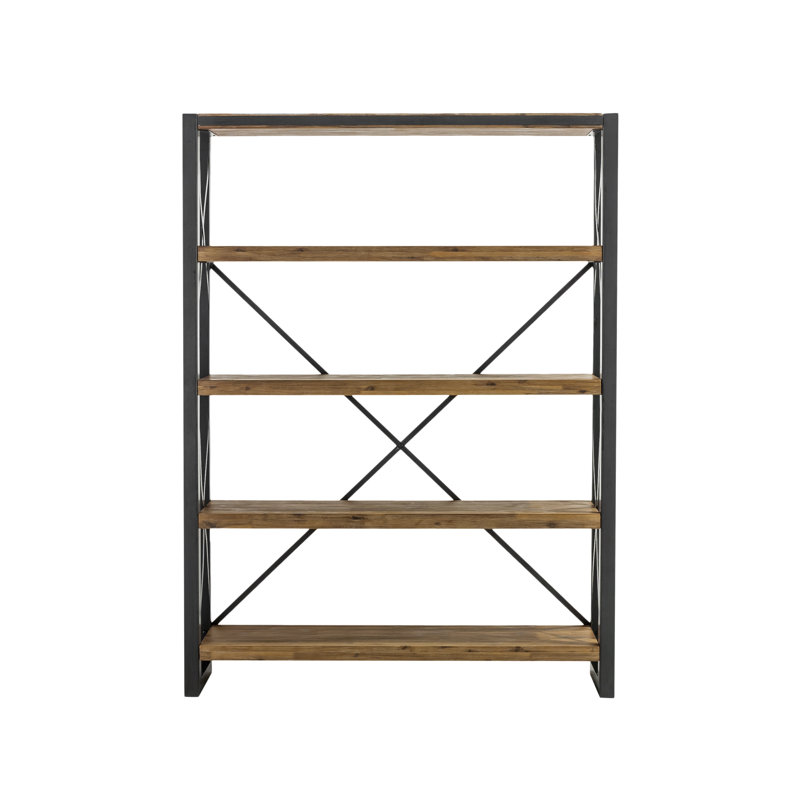 Gracie Oaks Montoya Etagere Bookcase Wayfair
