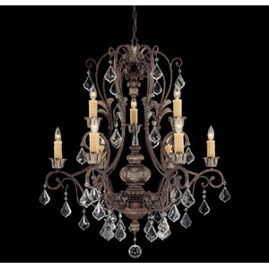 Elizabeth 9-Light Crystal Chandelier