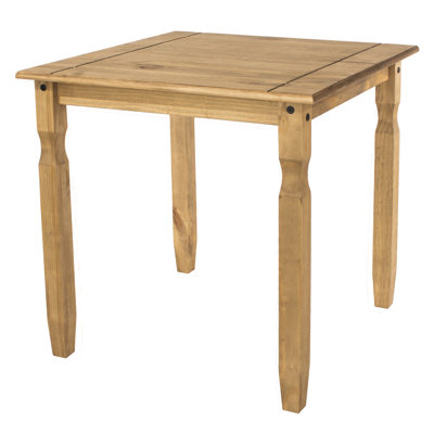 Cammack 29.53" Pine Solid Wood Dining Table