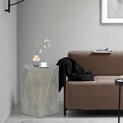 Oneeda Stone/Concrete Side Table