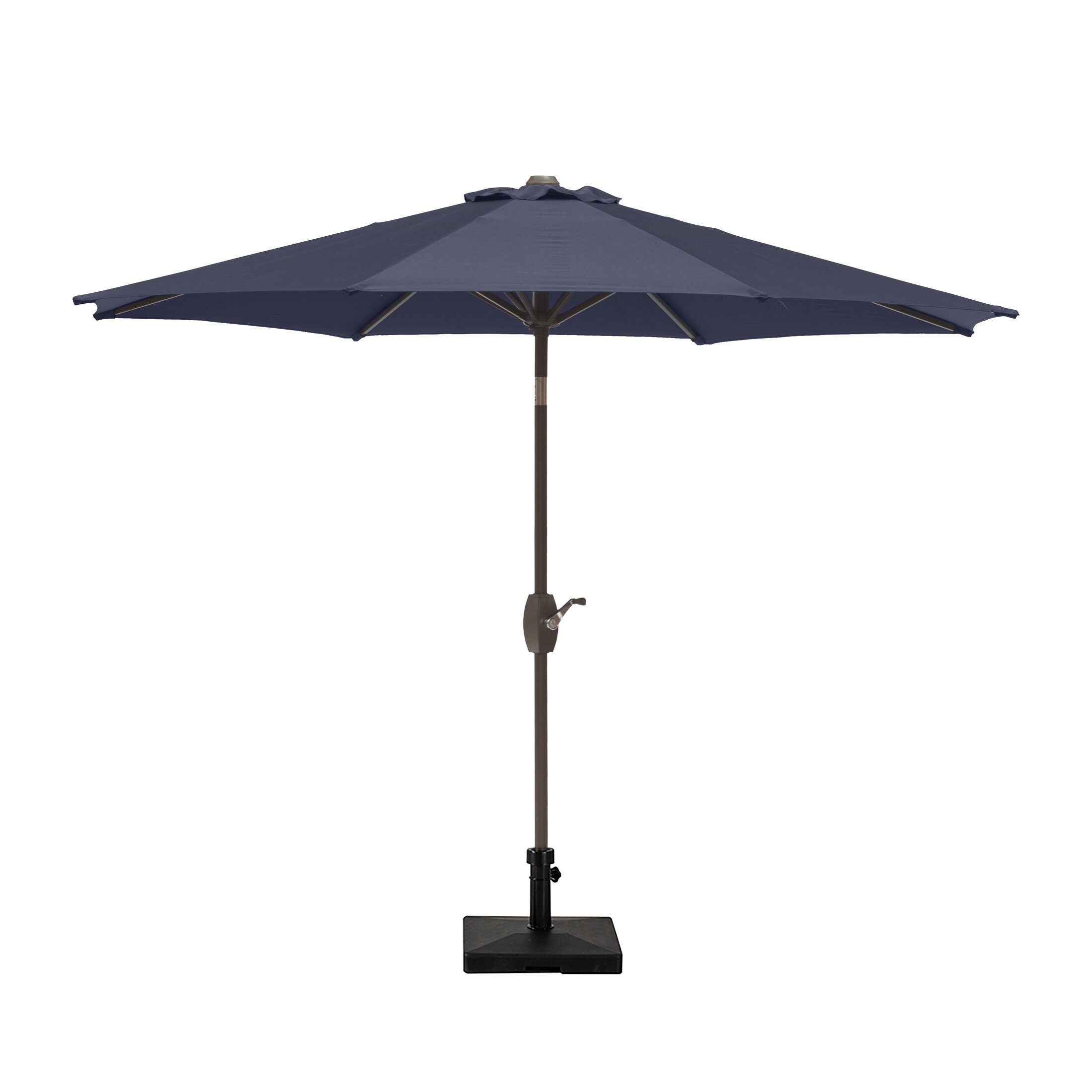 Ebern Designs Rhinecliff 9ft Patio Umbrella With Concrete Base Wayfair