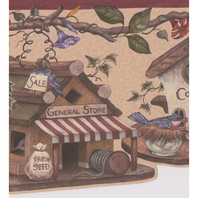 August Grove Pridgen Birds In House Restaurant Store Abstract 15