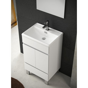 Go to store & view more images Orren Ellis Niles 20″ Single Bathroom Vanity Set