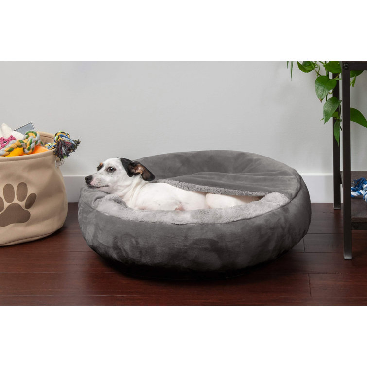 deep donut dog bed