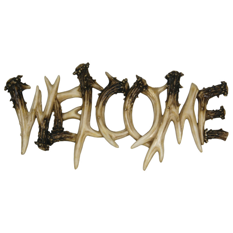 Welcome Wall Decor american expedition deer antler theme welcome plaque wall décor Welcome Wall Decor american expedition deer antler theme welcome plaque wall décor