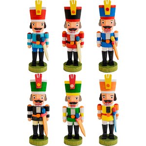 Graupner Nutcrackers 6 Piece Ornament Set