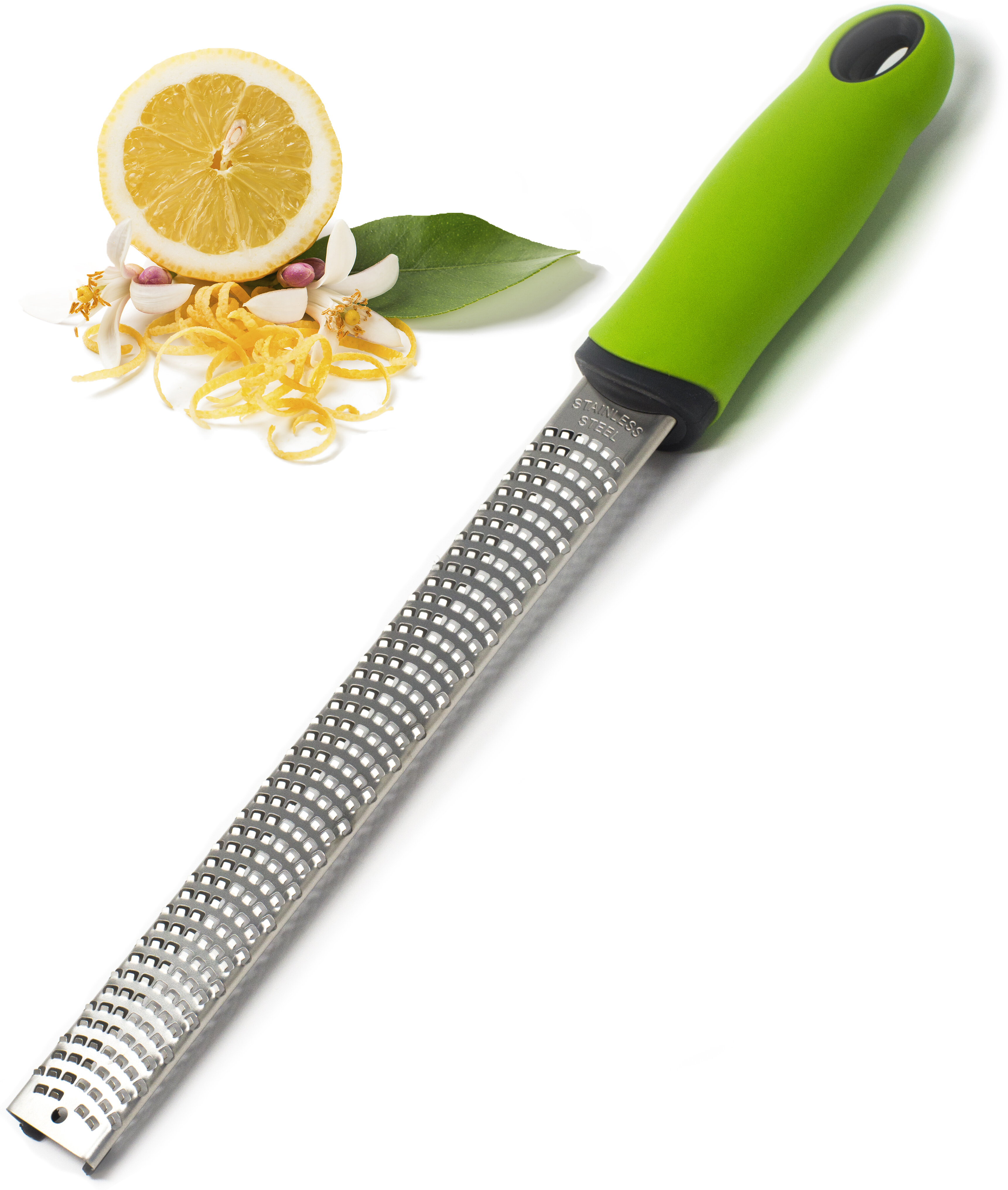 Yellow Hand held Zester stores up to a third cup of zest Home & Garden