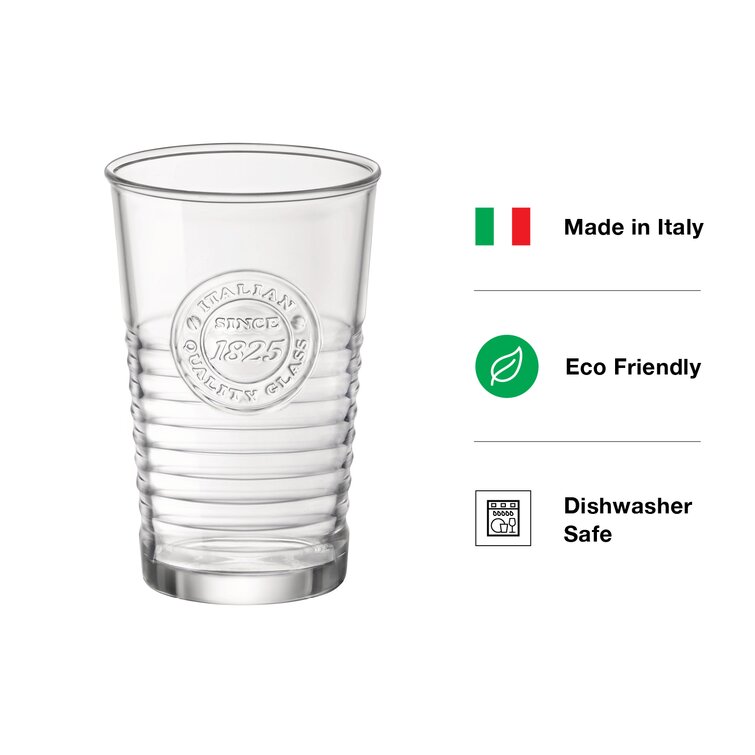 Clear Bormioli Rocco Officina1825 Water Glass,11 oz