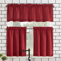 Cherry Kitchen Curtains Wayfair