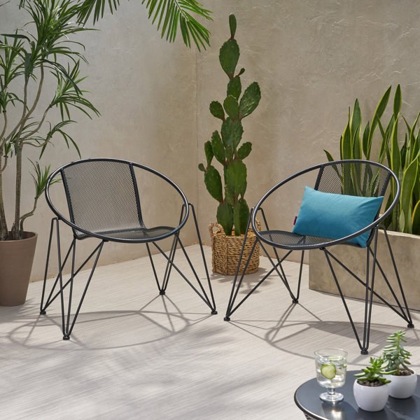 Ebern Designs Yoshioka Modern Outdoor Patio Chair ...