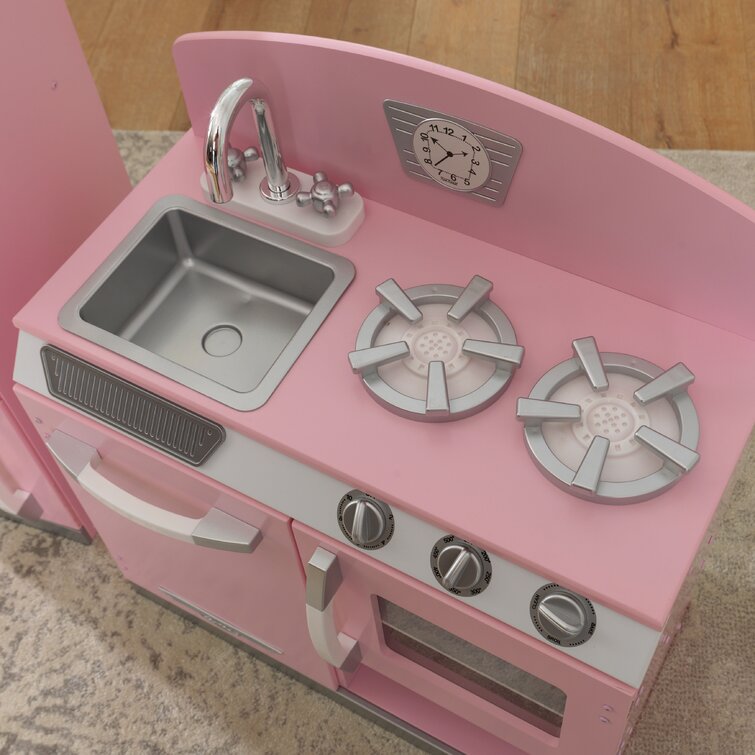 pink retro kitchen set