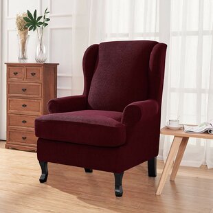 T-Cushion Wingback Slipcover By Red Barrel Studio